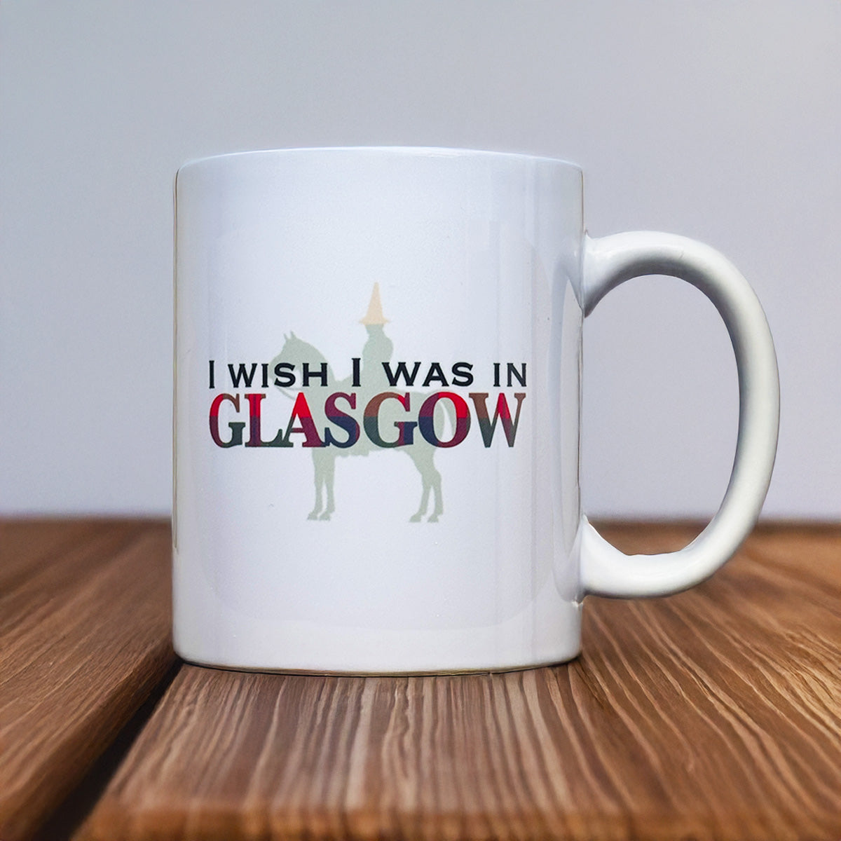 Scottish Glasgow themed mug with city inspired design